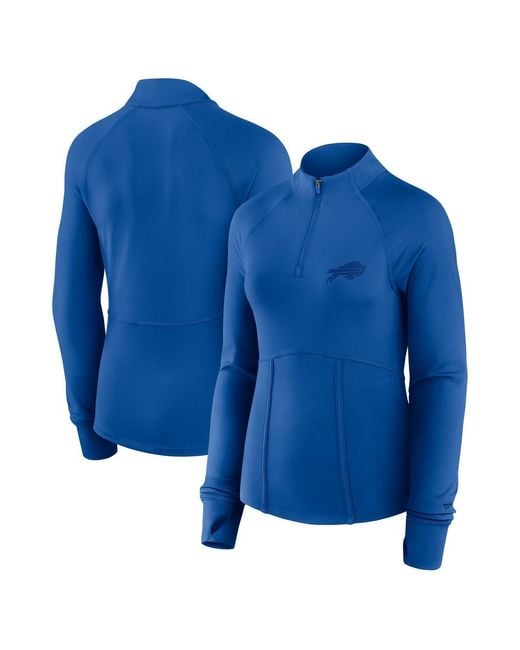 Fanatics Blue Buffalo Bills Elements Quarter-zip Jacket