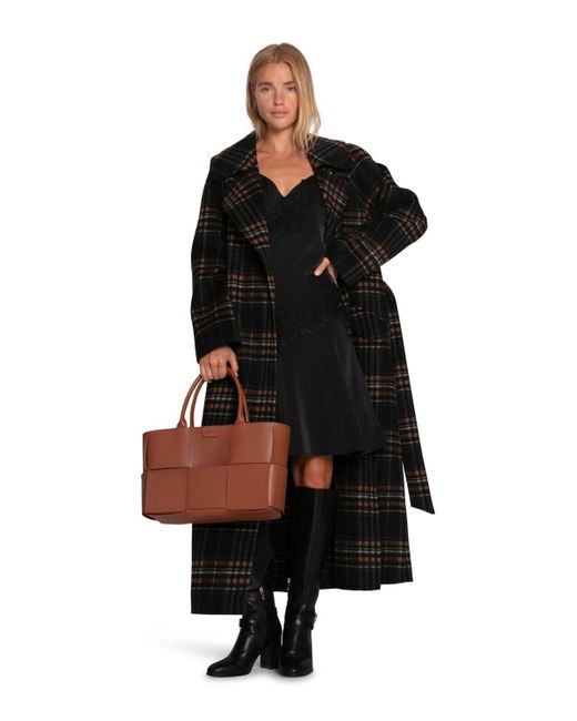 Belle & Bloom Black Heart To Heart Large Collar Maxi Coat