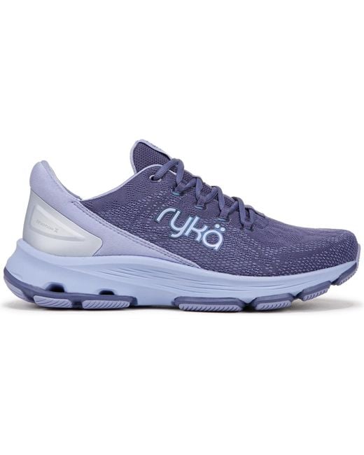 Ryka Blue Devotion X Lace Up Walking Sneakers