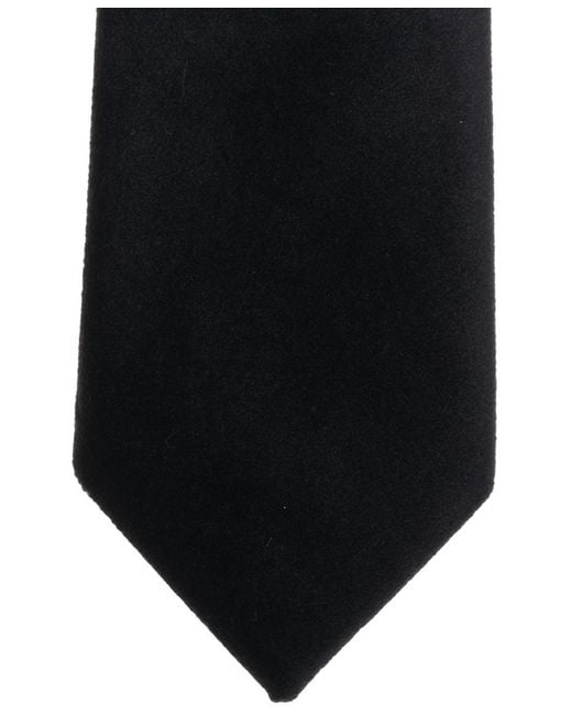 BarIII Black Tux Velvet Solid Tie for men