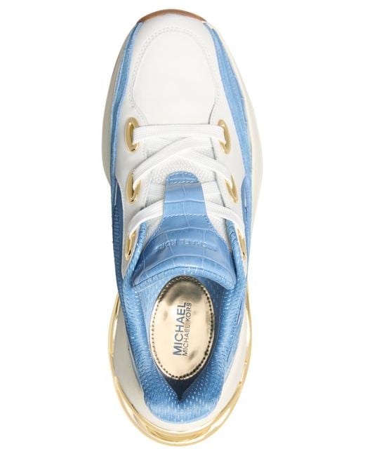 Michael Kors Blue Michael Toni Trainer Running Sneakers