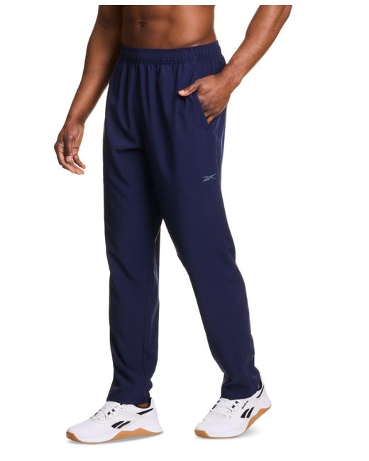Reebok Blue Regular-fit Woven Pants for men