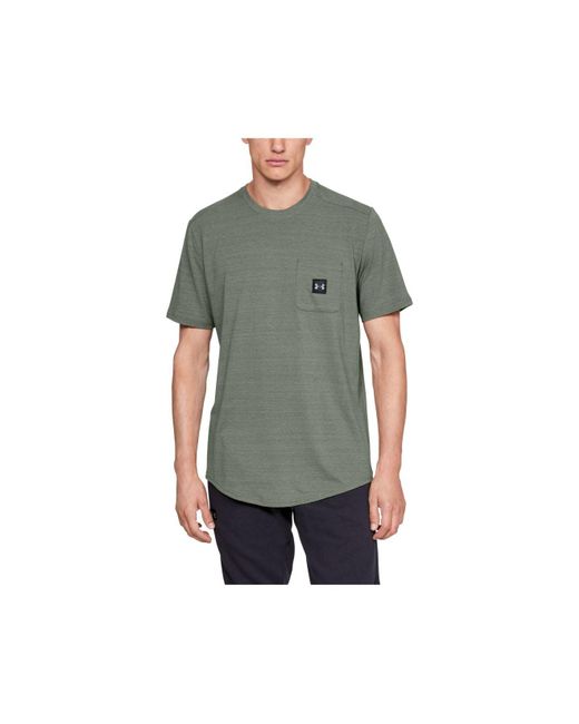 Under Armour Sportstyle Pocket Tee in Green for Men | Lyst Canada
