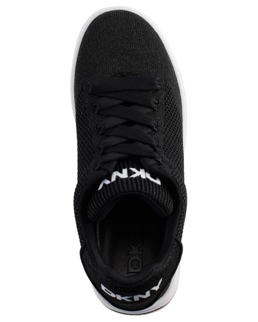 DKNY Black Abeni Lace-up Low-top Sneakers