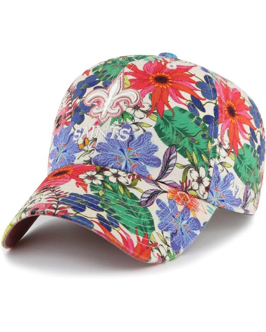 '47 Natural New Orleans Saints Pollinator Clean Up Adjustable Hat