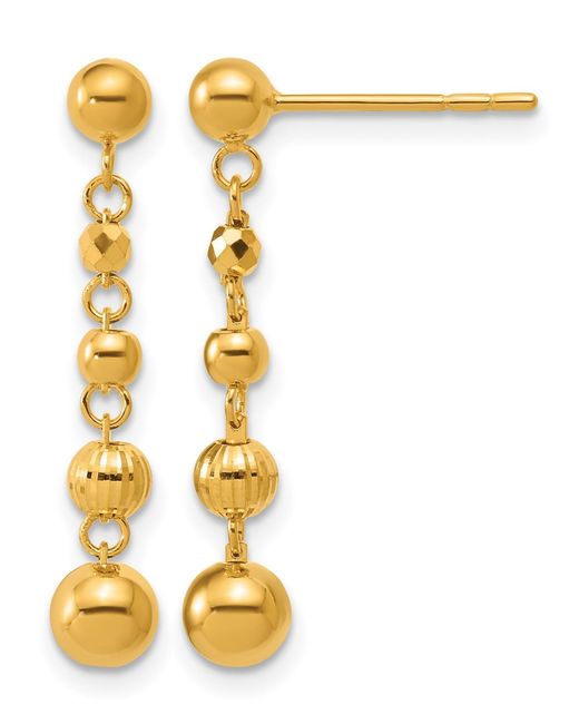 Macy's Metallic Beaded Drop Earrings