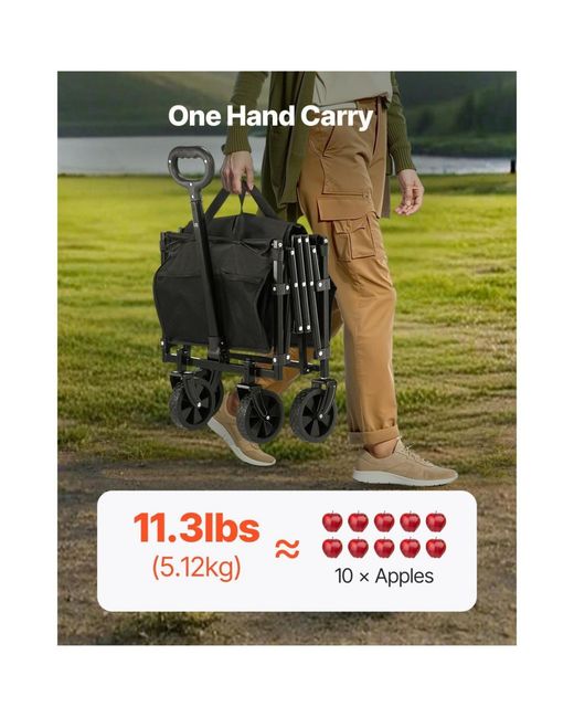 Mountaintop Green Collapsible Wagon Carts