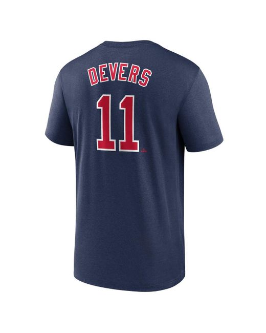 Nike Blue Rafael Devers Boston Red Sox Legend Name And Number Home T-shirt for men