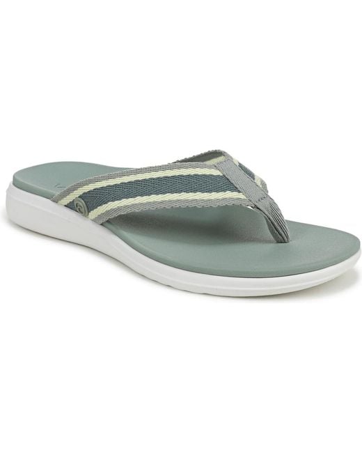 Vionic Gray Indigo Thong Sandals