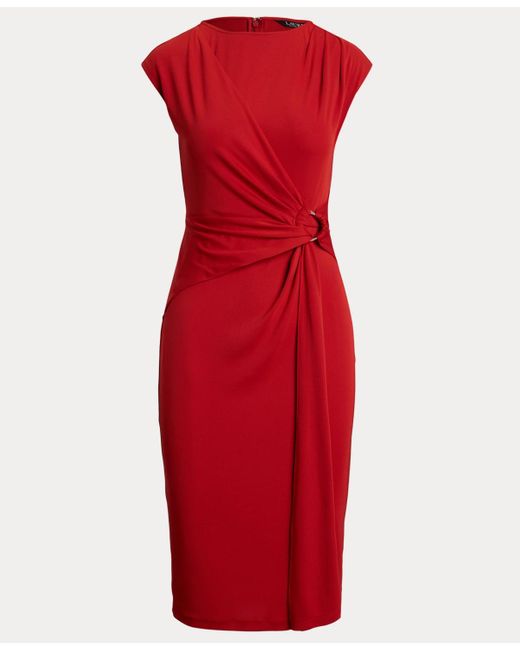 ralph lauren red dress macys Red Boho Lauren Ralph Dresses