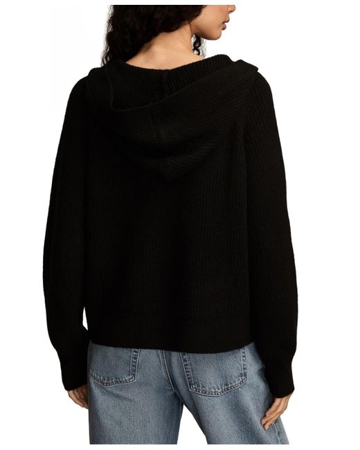 Lucky Brand Black Cloud Soft Hoodie Sweater