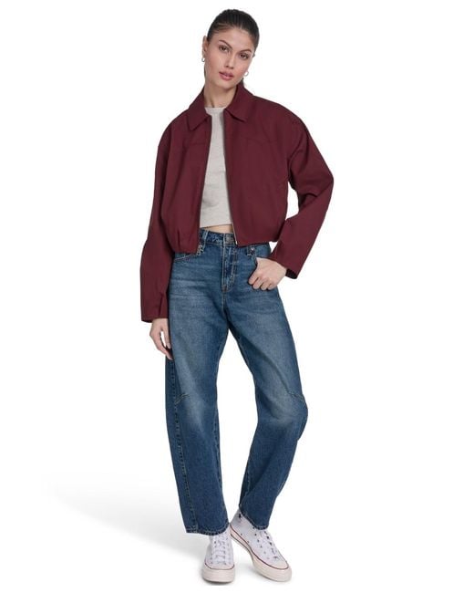 Levi's Bubble Hem Collared Bomber Jacket