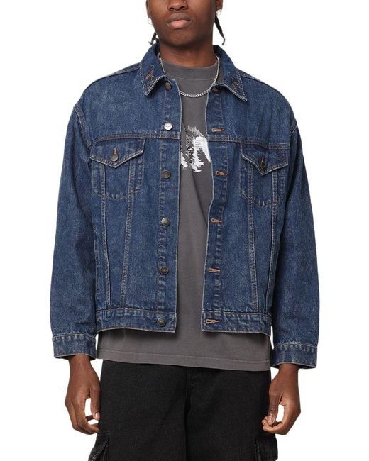 Saint Morta Blue Rodeo Denim Jacket for men