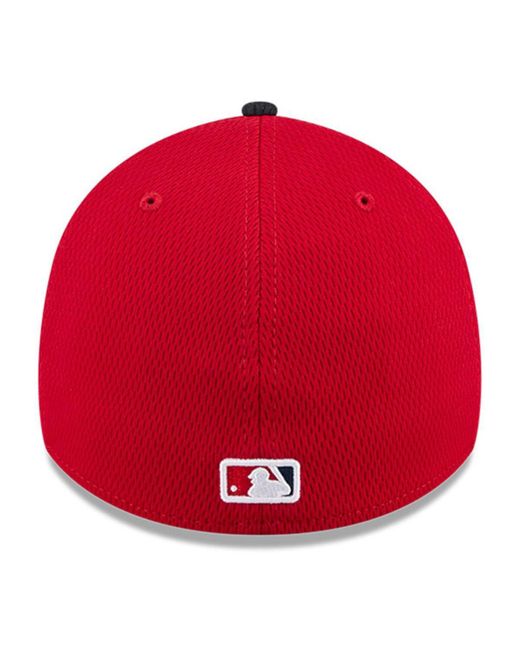 KTZ Red/navy Los Angeles Angels 2025 Mlb All-star Game 39thirty Flex Hat for men