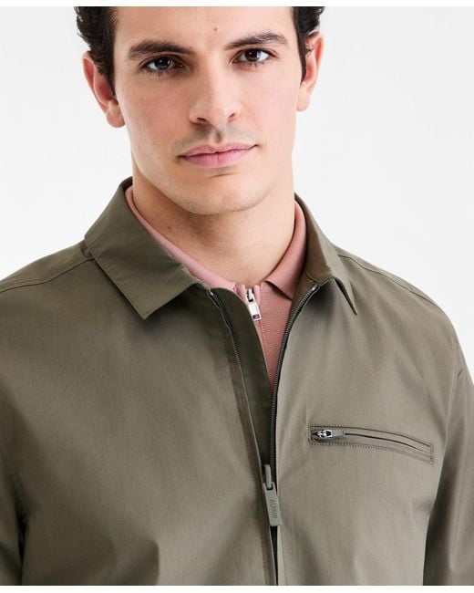 Alfani Green Spring Utility Jacket for men