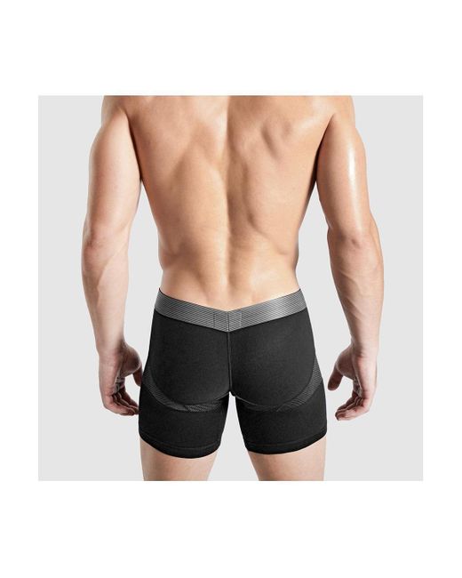 Rounderbum Black Anatomic Boxer Brief for men