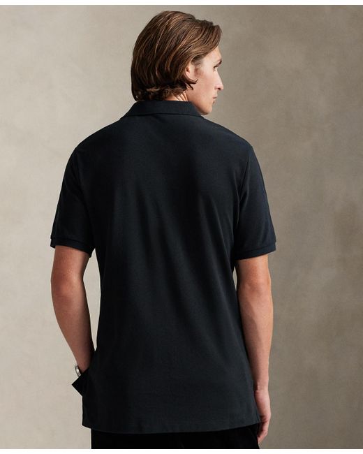 Polo Ralph Lauren Black Classic Fit Polo Shirt for men