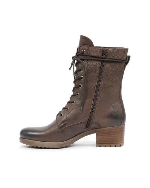 Celtic & Co. Brown Block Heel Derby Boot