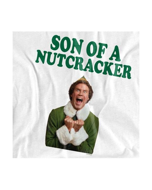 Elf White Nutcracker T Shirt for men