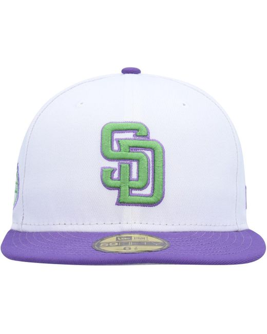 KTZ Blue San Diego Padres 50th Anniversary Side Patch 59fifty Fitted Hat for men