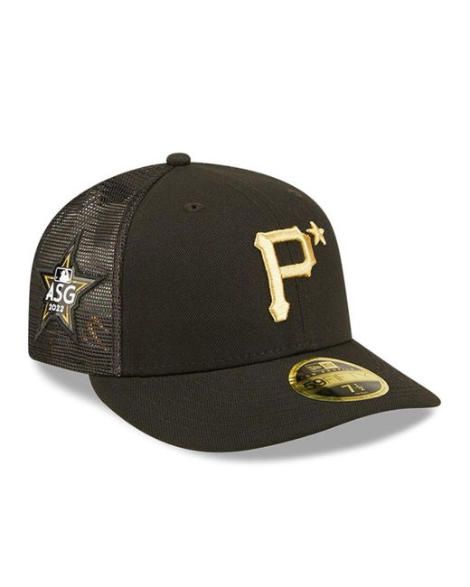 KTZ Synthetic Black Pittsburgh Pirates 2022 Mlb Allstar Game Onfield Low Profile 59fifty