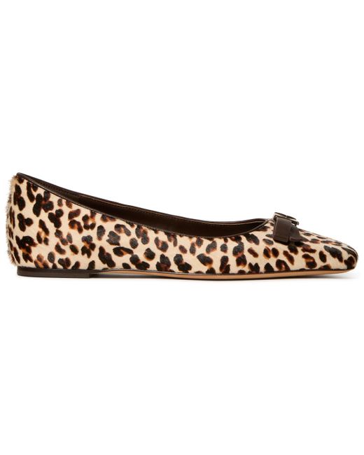 Kate Spade Brown Deco Bow Flats