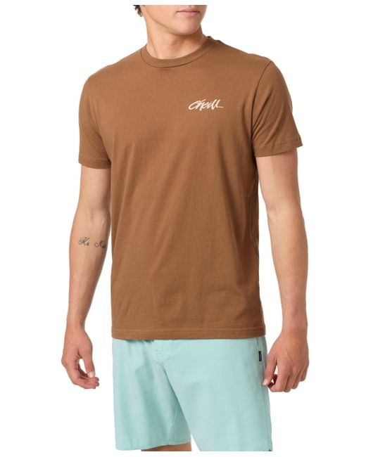 O'neill Sportswear Green Home Grown T-shirt for men