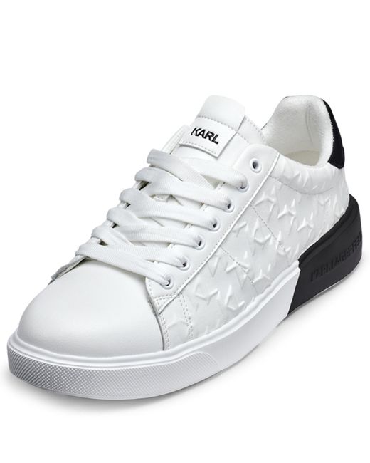 Karl Lagerfeld Metallic Side Embossed Logo Sneakers for men