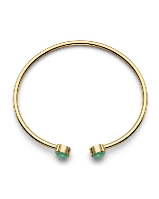 Olivia Burton Metallic Tone Stainless Steel Bangle Bracelet