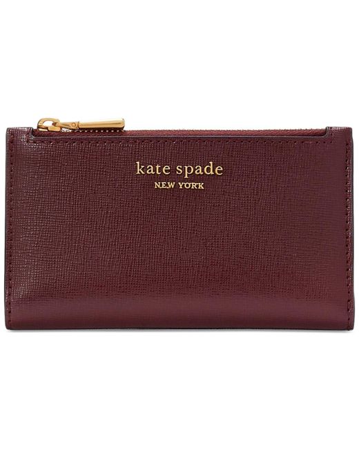 Kate Spade Saffiano Leather Wallet in Red Lyst