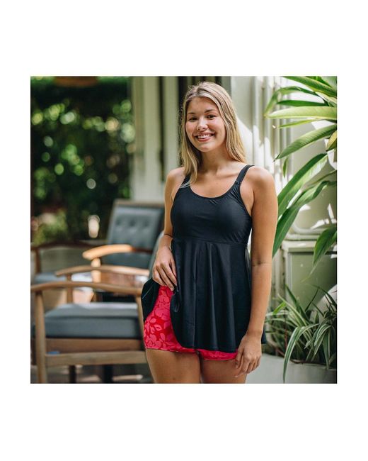 Calypsa Red Boyshorts