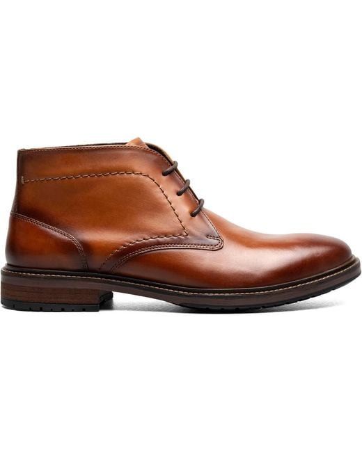 Florsheim Brown Forge Plain Toe Chukka Boot for men