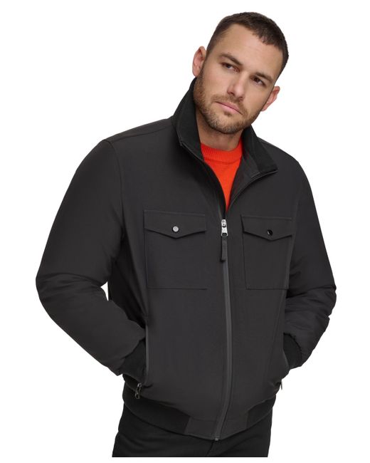 Calvin klein water resistant shell wind protection jacket top