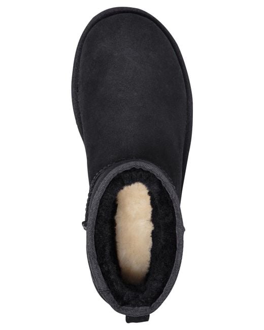 Ugg Black Classic Ii Pull On Mini Boots