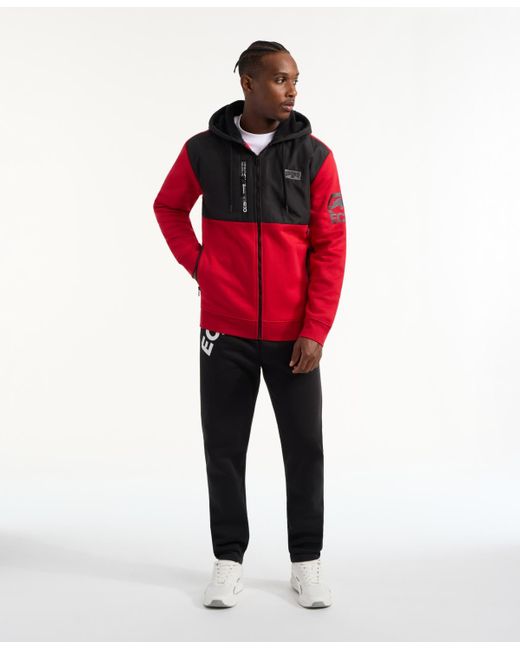 Ecko' Unltd Red Chisel Zip Up Hoodie for men