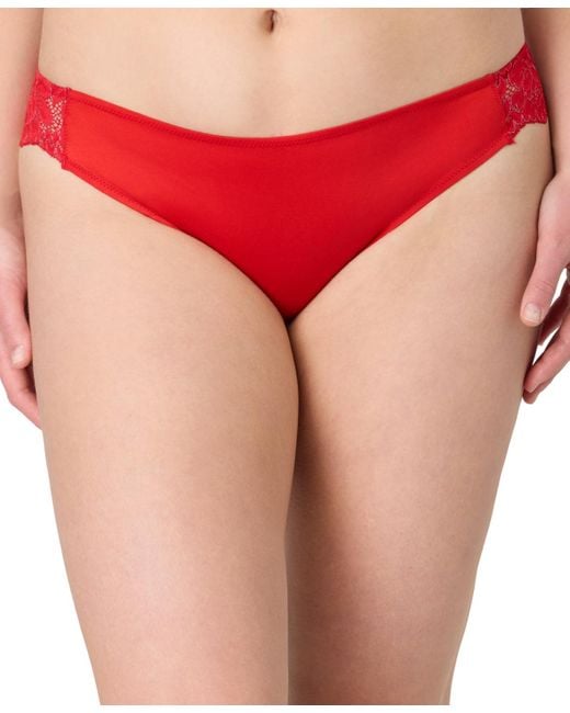Maidenform Red Comfort Devotion Lace Back Tanga Underwear 40159