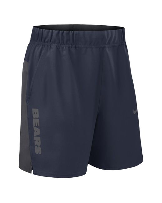 Nike Blue Chicago Bears Woven Victory Performance Shorts for men