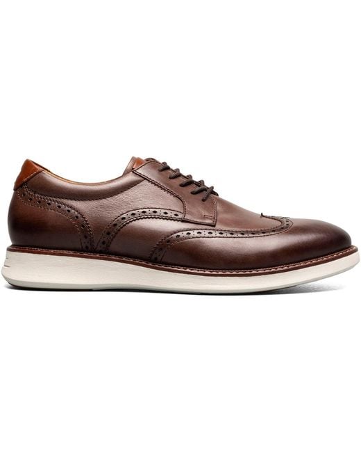 Florsheim Brown Launch Wingtip Oxford for men