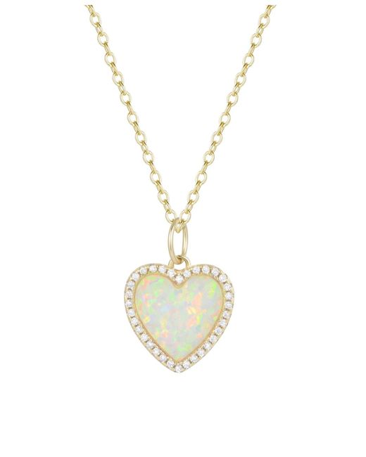 KAMARIA Metallic Heart Necklace