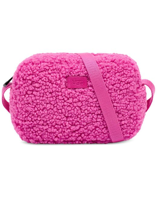 UGG Synthetic UGG Janey Ii Sherpa Crossbody in Pink Lyst