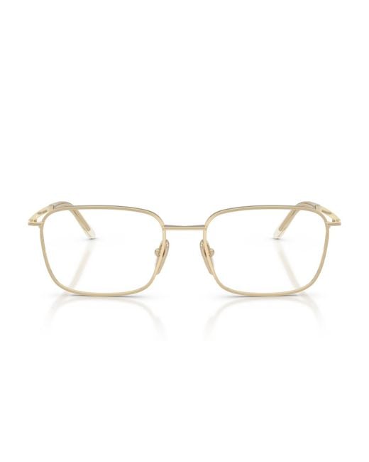 Prada Metallic Eyeglasses for men