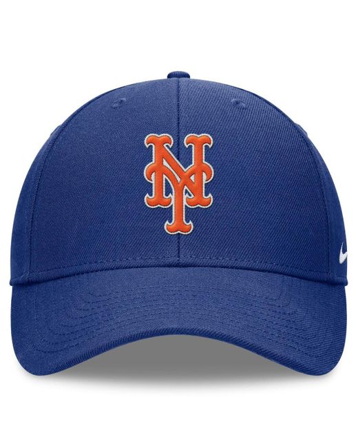 Nike Blue New York Mets Evergreen Club Performance Adjustable Hat for men