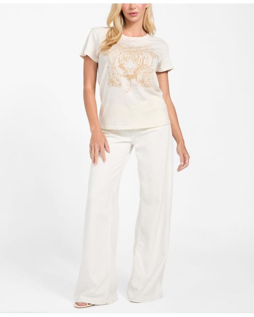 Guess White Short Sleeves T-shirt