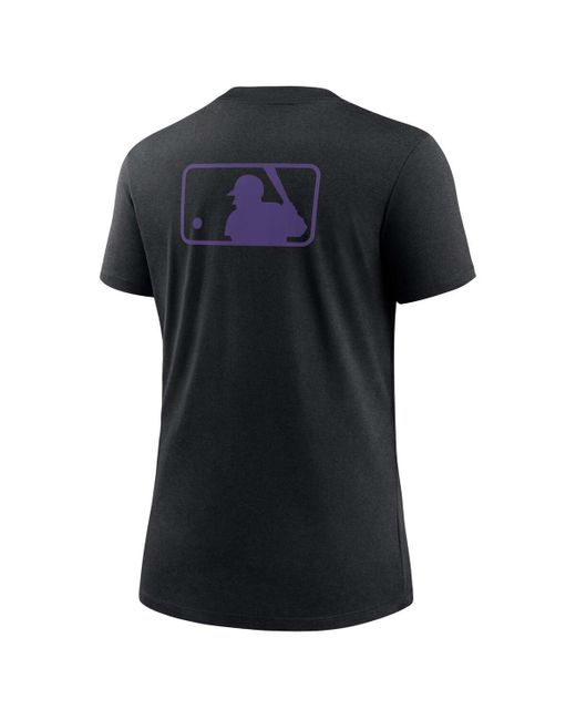 Nike Black Colorado Rockies Authentic Collection Early Work Tri-blend T-shirt