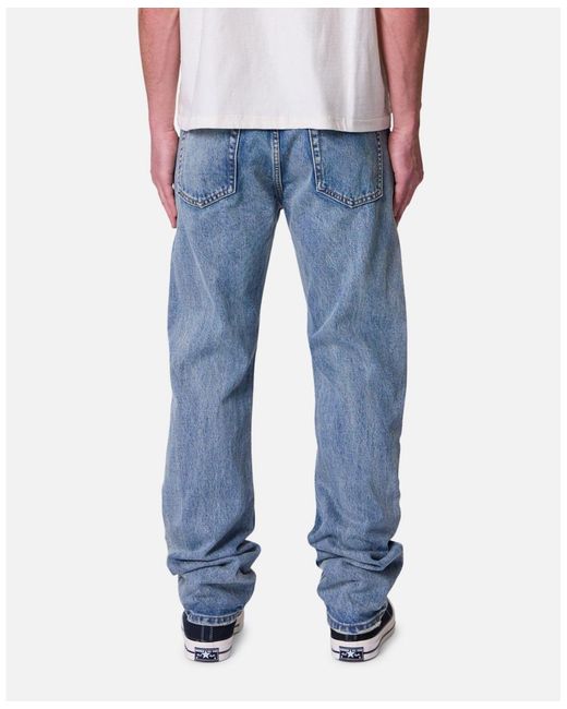 MNML Blue Straight Jeans for men