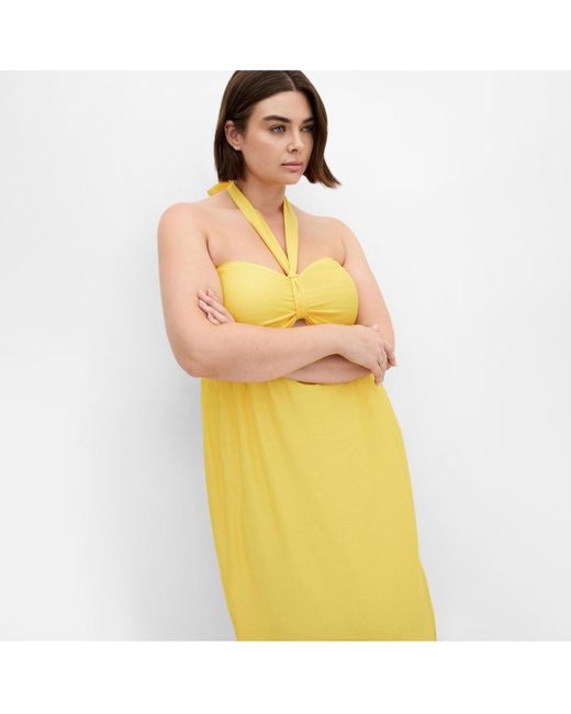 City Chic Plus Size Serene Peta Maxi Dress in Yellow | Lyst City Chic Plus Size Serene Peta Maxi Dress in Yellow | Lyst