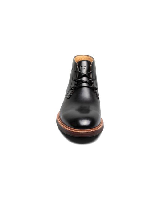 Florsheim Black Anthem Plain Toe Chukka Boot for men