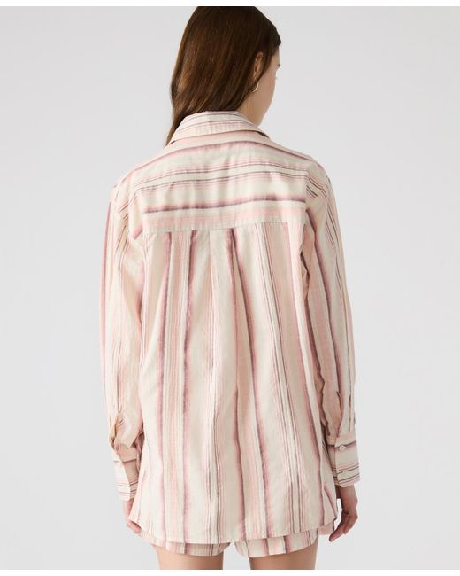 Steve Madden Natural Murphy Oversized Shirt