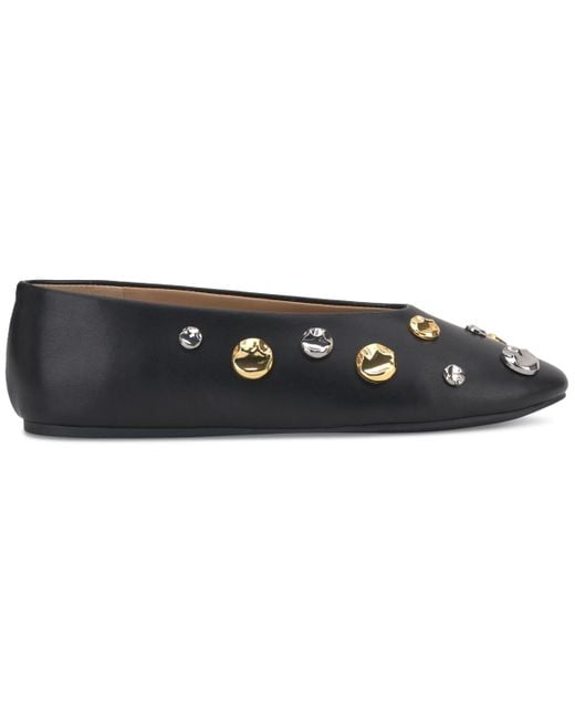 INC International Concepts Black Rachany Hardware Flats