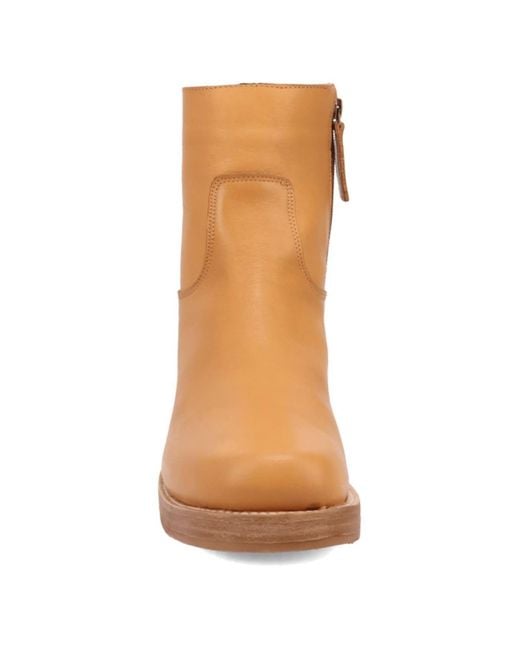Dingo Brown Banner Leather Boot for men